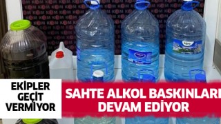 Aydın'da sahte alkol operasyonu