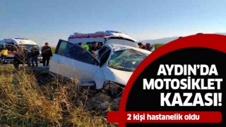 Aydın'da trafik kazası: 2 yaralı