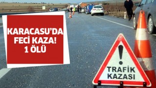 Karacasu'da feci kaza: 1 ölü!