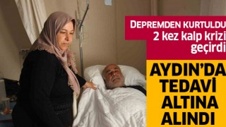 Depremden kurtuldu, 2 kez kalp krizi geçirdi