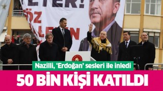 Nazilli Belediye Meydanı ‘Erdoğan’ sesleri ile inledi