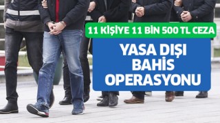 Aydın'da yasa dışı bahis operasyonu