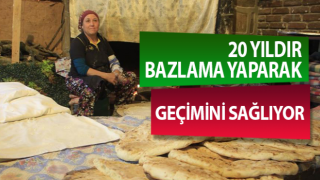 Efeler'de 20 yıldır bazlama yaparak geçimini sağlıyor