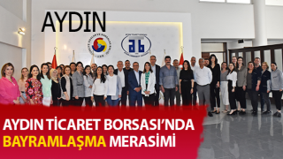 Aydın Ticaret Borsası’nda bayramlaşma merasimi