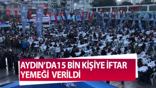 Büyükşehir Aydın'da 15 bin kişiye iftar yemeği verdi