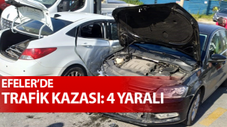 Aydın’da trafik kazası: 4 yaralı