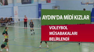 Didim’de Midi Kızlar Voleybol müsabakalarında ilk iki bellirlendi