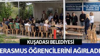 Kuşadası Belediyesi Temizlik İşleri Müdürlüğü Erasmus öğrencilerini ağırladı