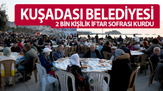 Kuşadası’nda Kadir Gecesi'ne özel iftar verildi