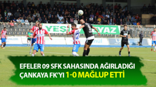 TFF 3. Lig: Efeler 09 SFK: 1 - Çankaya FK: 0