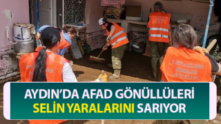 AFAD Gönüllüleri, selin yaraları sarılıyor