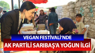 Ak Partili Sarıbaş Vegan Festivali’ni ziyaret etti
