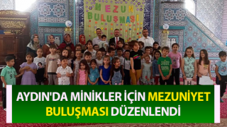 Aydın'da minikler için mezuniyet buluşması düzenlendi