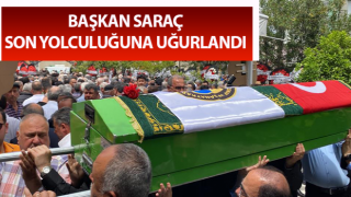 Efsane Başkan Saraç, son yolculuğuna uğurlandı