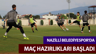 Nazilli Belediyespor'da son maçın hazırlıkları başladı