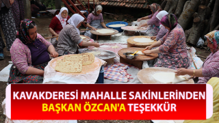 Başkan Özcan için hayır yaptılar