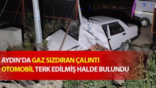 Çalıntı otomobil, terk edilmiş halde bulundu