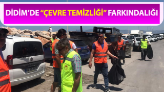 Didim’de çevre temizliği yapılarak farkındalık oluşturuldu