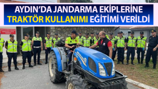 Jandarma personeline traktör kullanımı eğitimi verildi