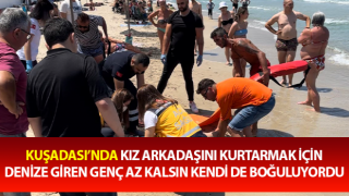 Kız arkadaşını kurtarmak isterken kendisi de boğuluyordu