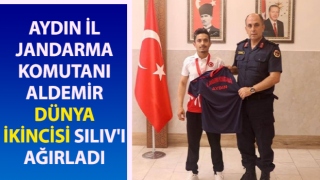 Komutan Aldemir, dünya ikincisi Sılıv'ı ağırladı