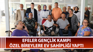 Efeler Gençlik Kampı, özel bireylere ev sahipliği yaptı