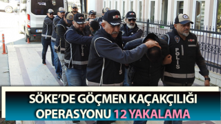 Söke’de göçmen kaçakçılığı operasyonu