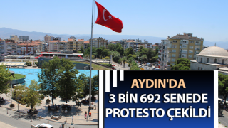 Aydın'da 3 bin 692 senede protesto çekildi