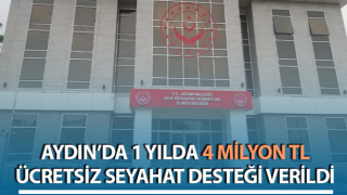 Aydın’da 4 milyon TL ücretsiz seyahat desteği verildi