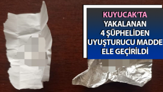 Aydın’da 4 şahsın üzerinde uyuşturucu madde ele geçirildi