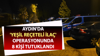 Aydın'da 8 kişi tutuklandı