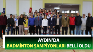 Aydın’da Badminton şampiyonları belli oldu