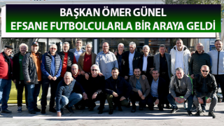 Başkan Ömer Günel futbolcularla bir araya geldi