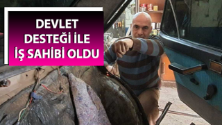 Devlet desteği ile iş sahibi oldu