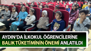 İlkokul öğrencilerine balık tüketiminin önemi anlatıldı