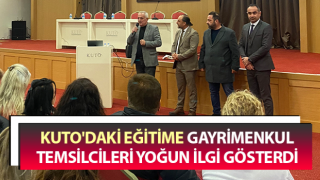 KUTO'daki eğitime yoğun ilgi