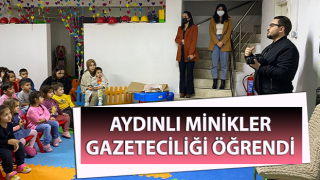 Minikler gazeteciliği öğrendi