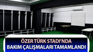 Özer Türk Stadı yenilendi