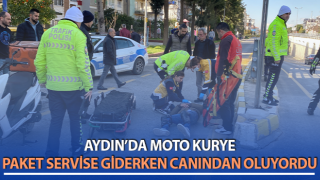 Paket servise giderken canından oluyordu