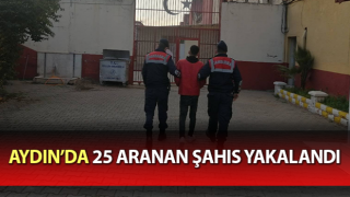 Aydın’da 25 aranan şahıs yakalandı