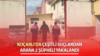 Aydın’da aranan 2 şüpheli kıskıvrak yakalandı