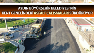 Aydın’da asfalt çalışmaları sürüyor