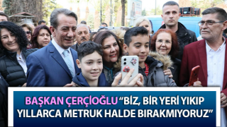 Başkan Çerçioğlu, esnaf ziyaretinde projelerini anlattı