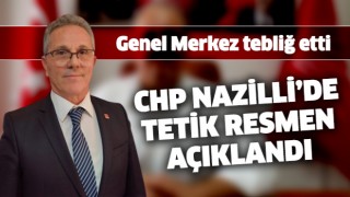 CHP Nazilli'de yeni aday Tetik oldu