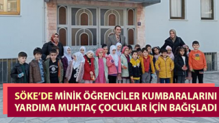 Minik öğrenciler kumbaralarını yardıma muhtaç çocuklar için bağışladı