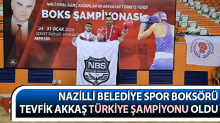 Nazilli Belediyespor boksörü Türkiye şampiyonu oldu