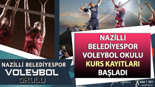 Nazilli Belediyespor Voleybol Okulu kayıtları başladı