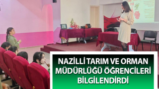 Nazilli’de ilkokul öğrencileri bilgilendirdi