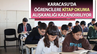 Öğrencilere kitap okuma alışkanlığı kazandırılıyor