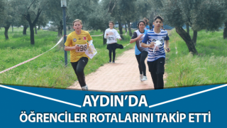 Aydın Oryantiring İl Birinciliği Yarışması yapıldı